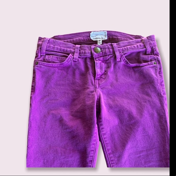Current Elliott The Ankle Skinny Jeans in Purple. Size 27. EUC - Picture 7 of 9